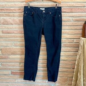 Free People Navy Blue Corduroy Pants